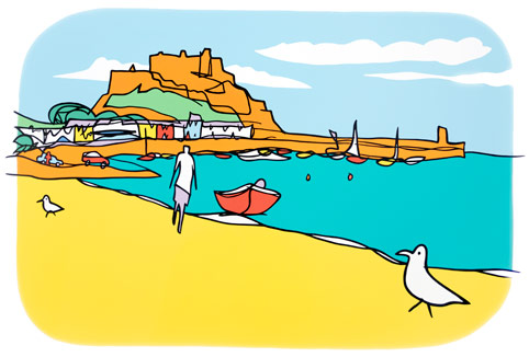 On the Beach - Gorey by Matt Falle