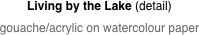 Living by the Lake (detail)