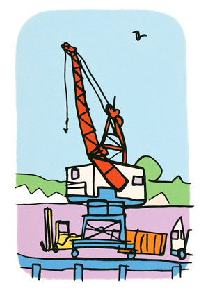 Harbour Crane by Matt Falle